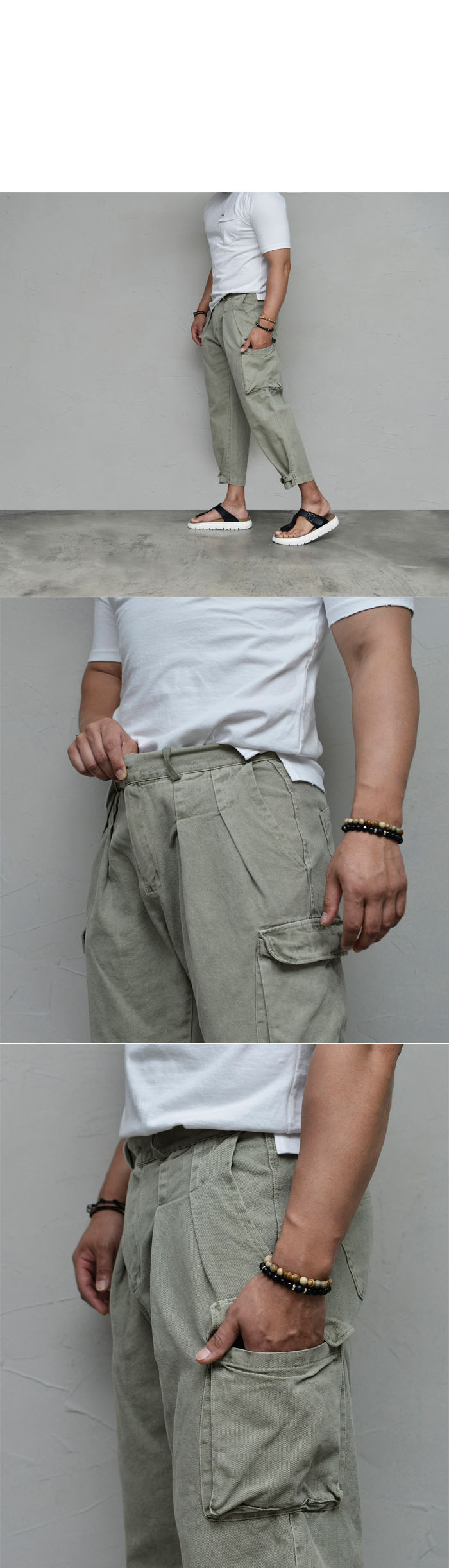 elastic cuff cargo pants